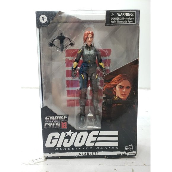 GI Joe Classified 6" Scale figure lot of 2 Snake Eyes Scarlett 20 & Akiko 18 - Picture 2 of 7